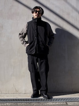 明賀健太さん（メンズ・178cm）の冬コーディネート