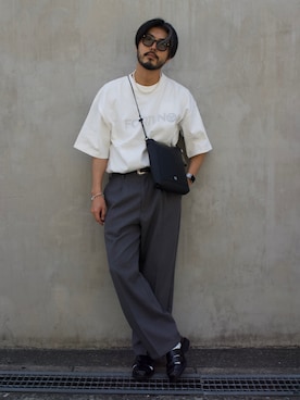 明賀健太さん（メンズ・178cm）の夏コーディネート