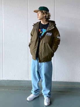 武田陽彩さん（メンズ・173cm）の冬コーディネート