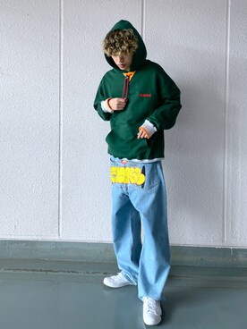 武田陽彩さん（メンズ・173cm）の冬コーディネート