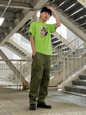 武田陽彩さん（メンズ・173cm）の夏コーディネート