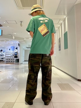 武田陽彩さん(メンズ・173cm)の夏コーディネート