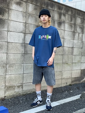 武田陽彩さん（メンズ・173cm）の夏コーディネート