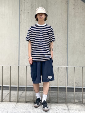 武田陽彩さん（メンズ・173cm）の夏コーディネート