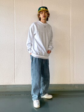 武田陽彩さん(メンズ・173cm)の秋コーディネート