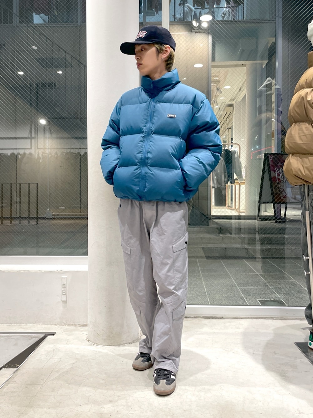 XLARGEのダウンジャケット/コート（ブルー系）を使った人気