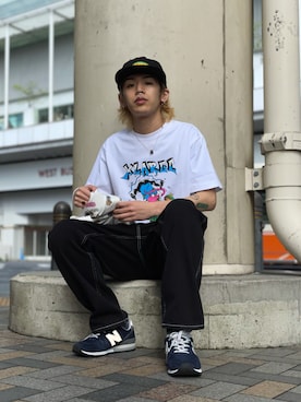 武田陽彩さん(メンズ・173cm)の夏コーディネート