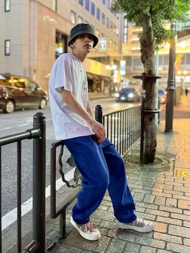 武田陽彩さん(メンズ・173cm)の秋コーディネート