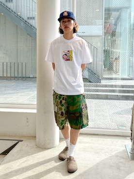 武田陽彩さん(メンズ・173cm)の夏コーディネート