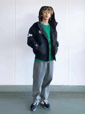 武田陽彩さん(メンズ・173cm)の秋コーディネート