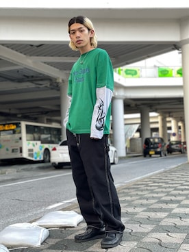 武田陽彩さん（メンズ・173cm）の秋コーディネート