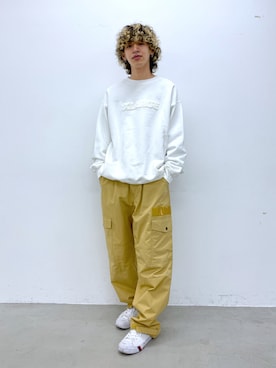 武田陽彩さん（メンズ・173cm）の冬コーディネート