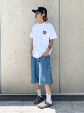 武田陽彩さん（メンズ・173cm）の夏コーディネート