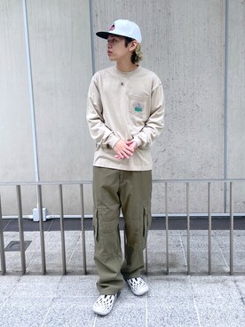 武田陽彩さん(メンズ・173cm)の春コーディネート