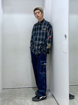 武田陽彩さん（メンズ・173cm）の秋コーディネート