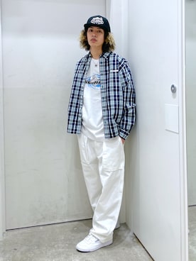 武田陽彩さん(メンズ・173cm)の夏コーディネート