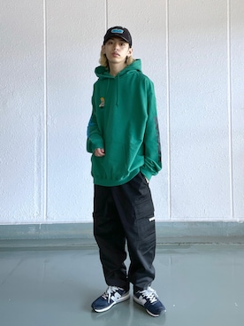 武田陽彩さん(メンズ・173cm)の秋コーディネート