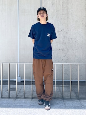 武田陽彩さん(メンズ・173cm)の夏コーディネート