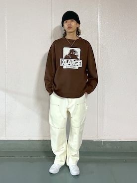 武田陽彩さん（メンズ・173cm）の冬コーディネート