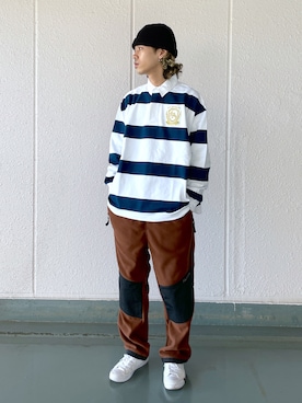 武田陽彩さん（メンズ・173cm）の冬コーディネート