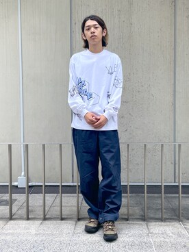 武田陽彩さん(メンズ・173cm)の夏コーディネート