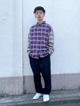 武田陽彩さん（メンズ・173cm）の夏コーディネート