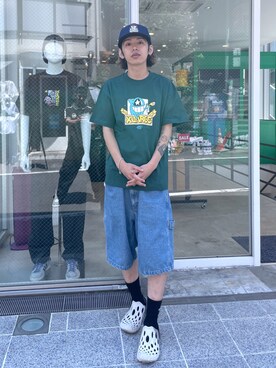 武田陽彩さん（メンズ・173cm）の夏コーディネート