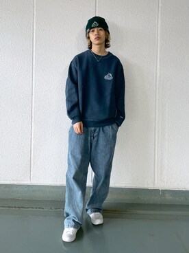 武田陽彩さん(メンズ・173cm)の冬コーディネート