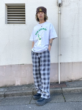 武田陽彩さん(メンズ・173cm)の春コーディネート