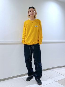 武田陽彩さん(メンズ・173cm)の秋コーディネート