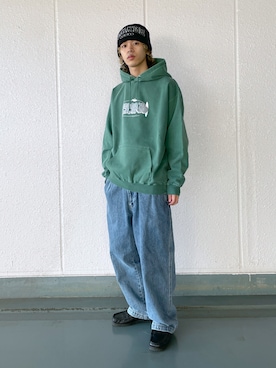 武田陽彩さん（メンズ・173cm）の冬コーディネート