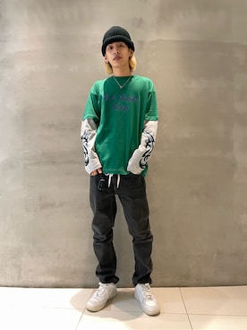 武田陽彩さん（メンズ・173cm）の秋コーディネート