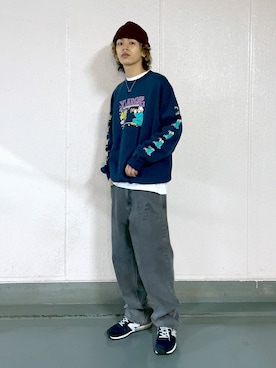 武田陽彩さん（メンズ・173cm）の秋コーディネート