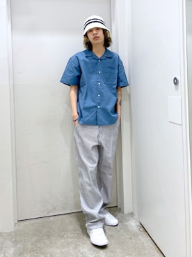 武田陽彩さん（メンズ・173cm）の夏コーディネート