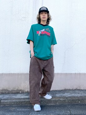 武田陽彩さん(メンズ・173cm)の春コーディネート