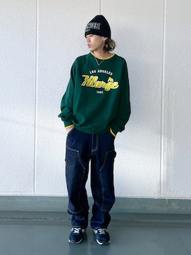 武田陽彩さん（メンズ・173cm）の春コーディネート