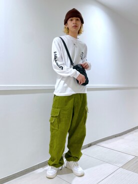 武田陽彩さん（メンズ・173cm）の秋コーディネート