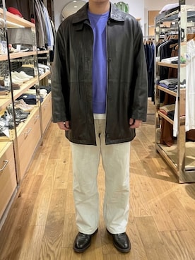 「stein（シュタイン）のアイテム（カバーオール、ブラック系）」を使った、たらおさん（メンズ・171cm）の夏コーディネート