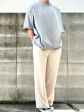 「Chillfar（チルファー）のアイテム」を使った、シータケさん（メンズ・165cm）の夏コーディネート