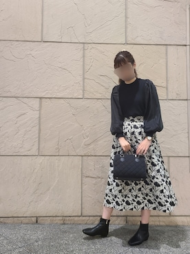 「Te chichi CLASSIC（テチチクラシック）のアイテム（スカート）」を使った、aibonさん（レディース・165cm）の秋コーディネート