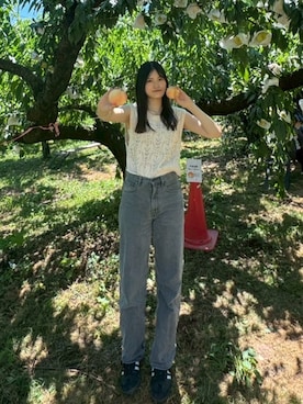 「アイテム（シューズ）」を使った、nachi*さん（レディース・175cm）の夏コーディネート