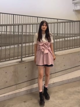「アイテム（レッグウェア）」を使った、nachi*さん（レディース・175cm）の秋コーディネート