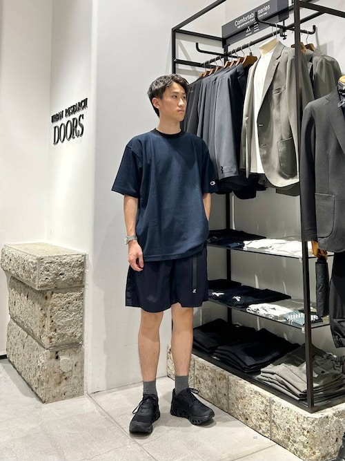 『別注』CHAMPION×DOORS RW RINGER SHORT-SLEEVE T-SHIRTS