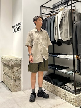 「アイテム（ソックス/靴下）」を使った、Kenseiさん（メンズ・172cm）の夏コーディネート