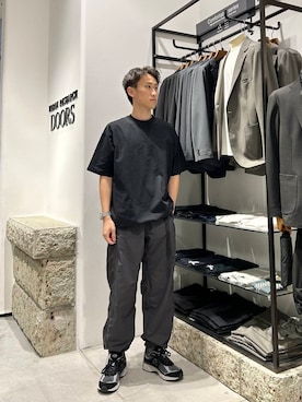 「BURLAP OUTFITTER（バーラップアウトフィッター）のアイテム」を使った、Kenseiさん（メンズ・172cm）の夏コーディネート