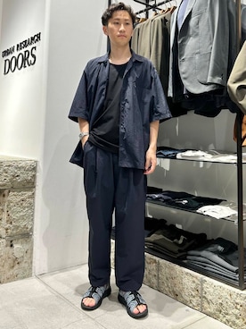 「夏セットアップ」｜Kenseiさん（メンズ・172cm）の夏コーディネート