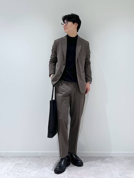 「アイテム（テーラードジャケット）」を使った、SOUTAさん（メンズ・175cm・20代）の秋コーディネート