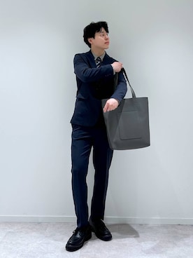 「GLOBAL WORK（グローバルワーク）のアイテム（トートバッグ）」を使った、SOUTAさん（メンズ・175cm）の秋コーディネート