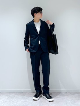 「アイテム（テーラードジャケット）」を使った、SOUTAさん（メンズ・175cm・20代）の秋コーディネート