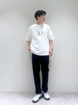 「CASIO（カシオ）の【CASIO】A158WA-1JH【大型店・WEB限定】（アナログ腕時計、グレー系）」を使った、SOUTAさん（メンズ）の春コーディネート